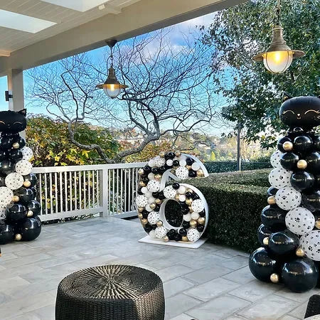 Mosaic number and 2 cat Stands - Balloonz