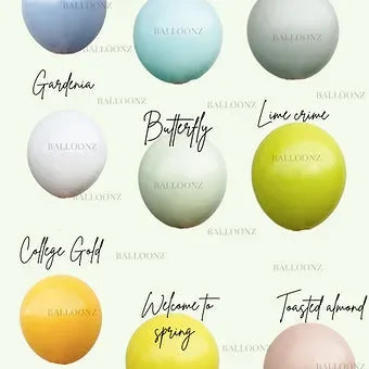 Inflated balloon Black and gold balloon garland 3-4m Grab and go - Balloonz