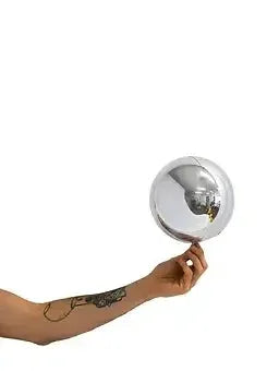 Balloon Balls 18cm (7") Metallic Silver - Balloonz