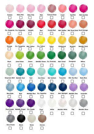 Helium Balloon cascade pair - Balloonz