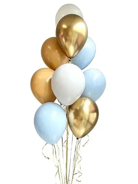 Baby teddy bear luxe helium balloon bouquet - Balloonz