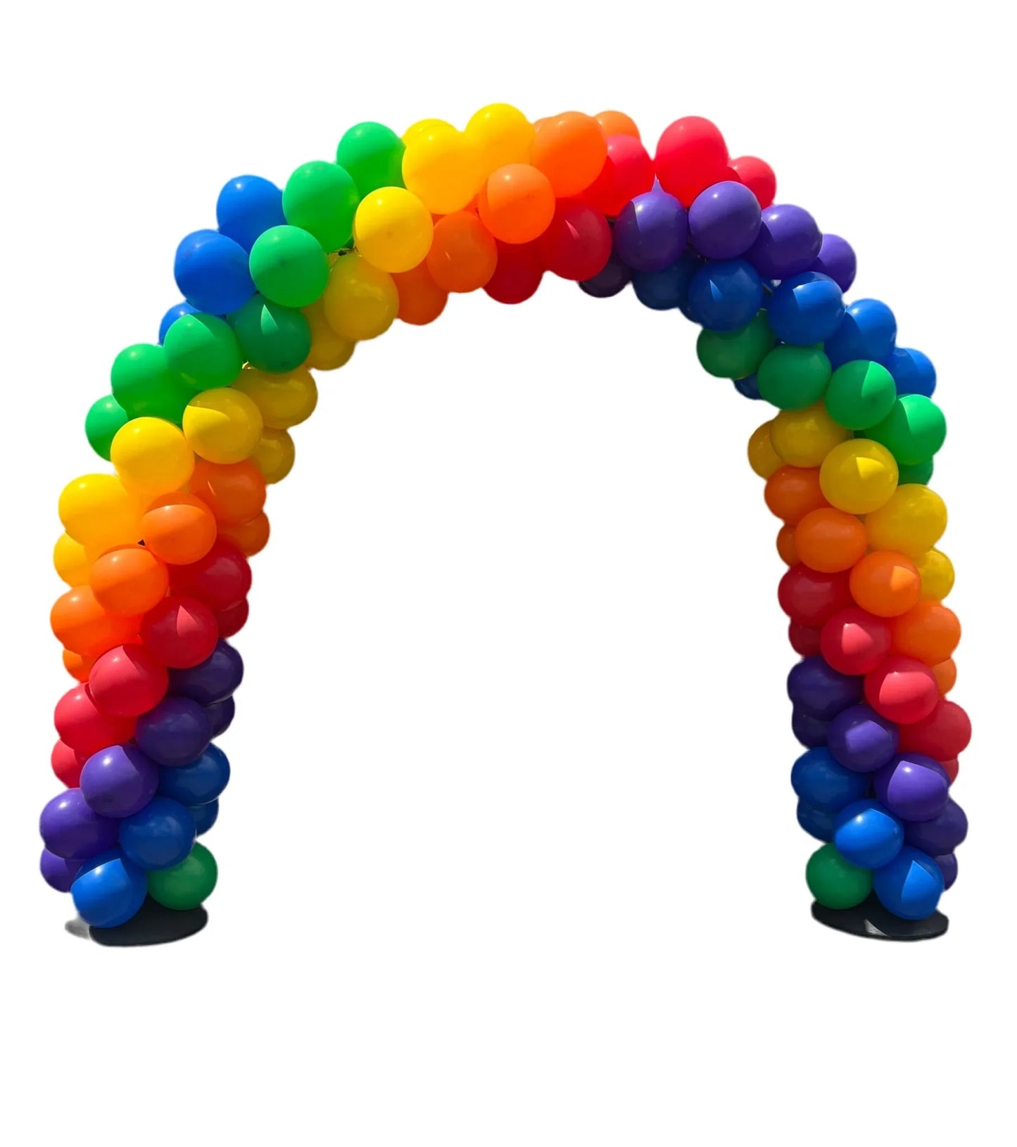 Rainbow Balloon arch Delivered and set up - Balloonz
