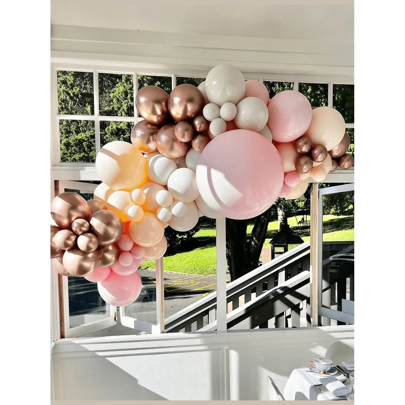 Grab and Go 2.5m midi balloon garland #3 Blisful blush - Balloonz