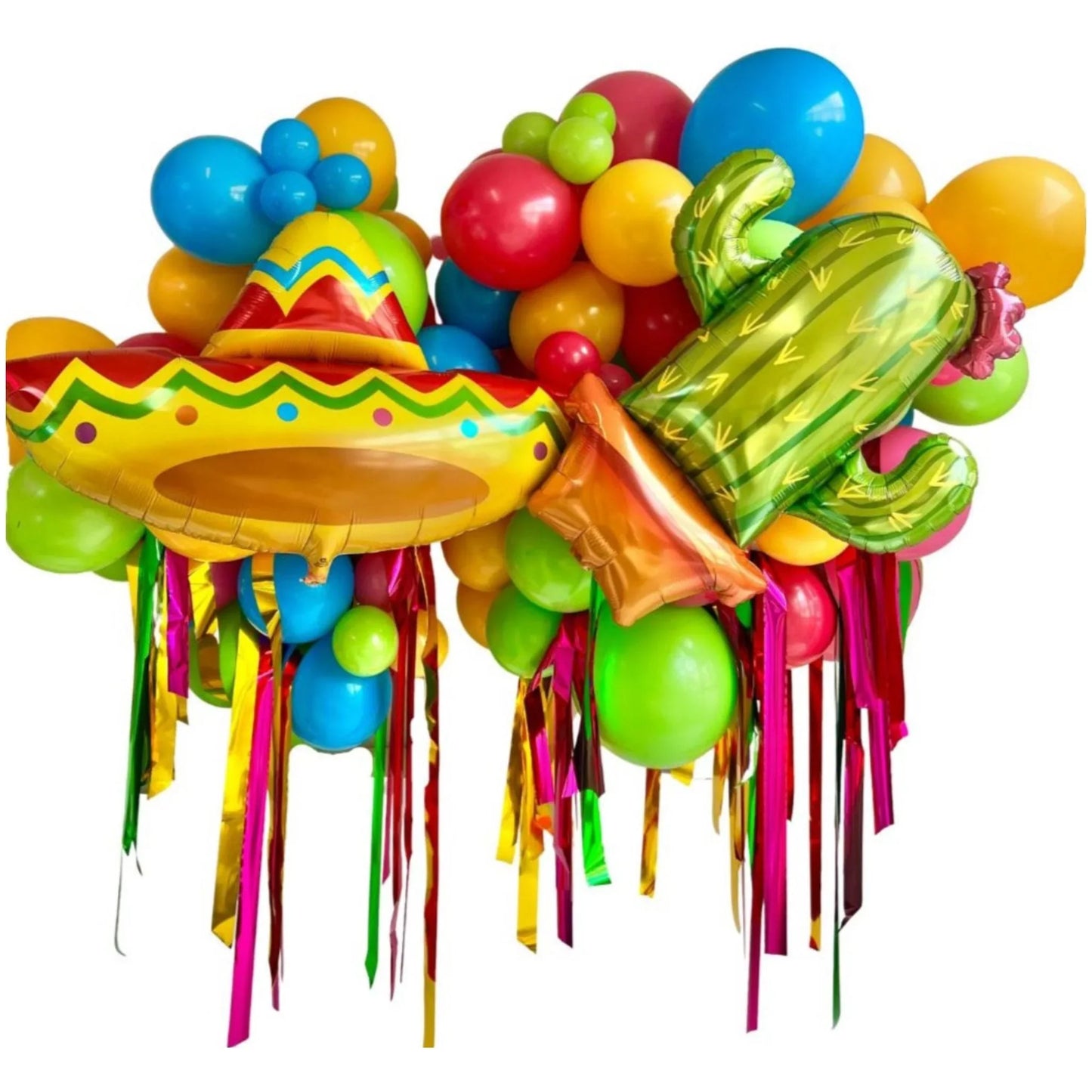 Grab and Go 2.5m midi balloon garland #4 Mexican wave - Balloonz