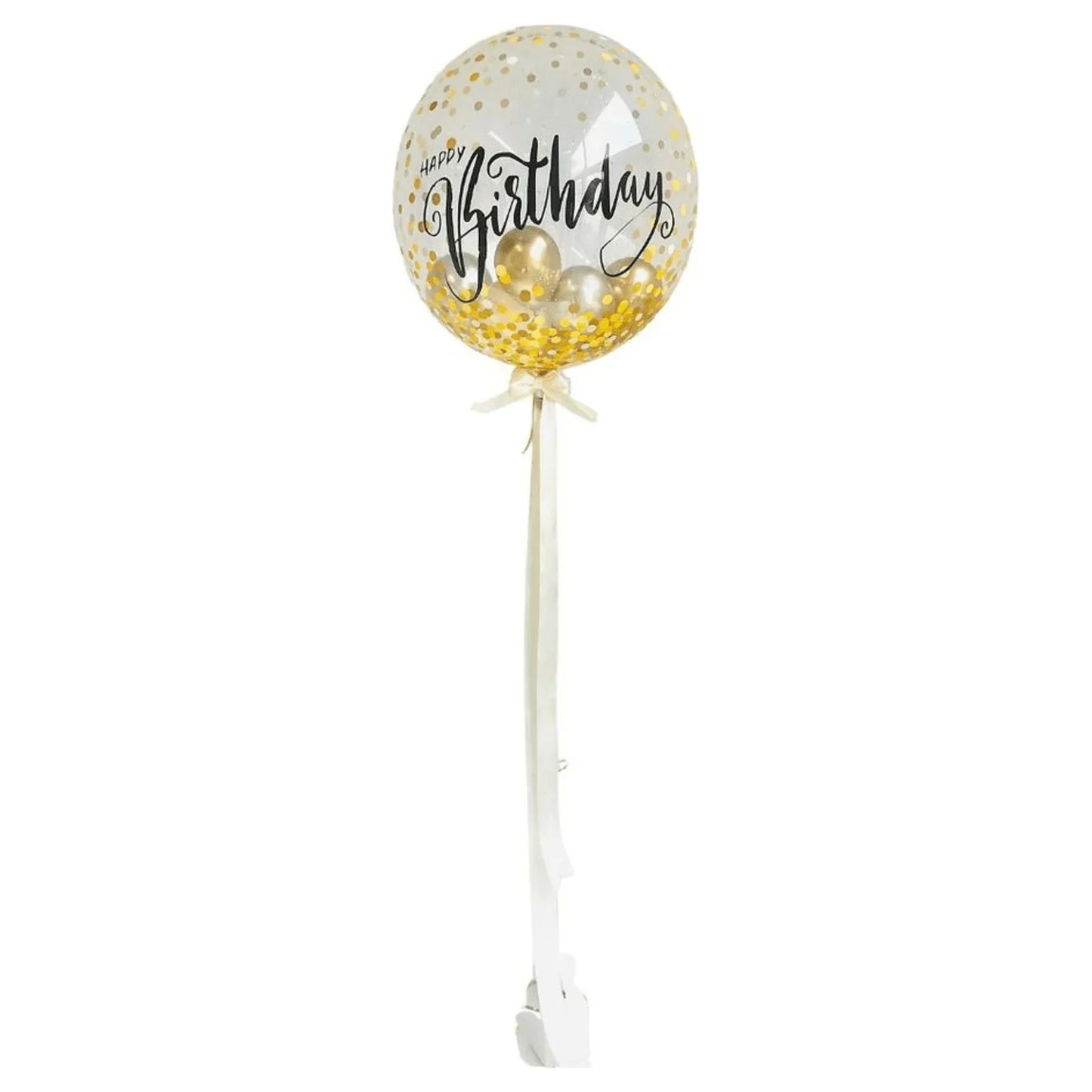60cm custom-printed confetti balloon filled with small balloons - Balloonz