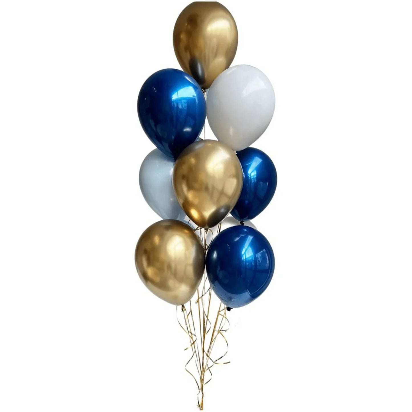 "The Blues" luxe helium balloon bouquet - inflated - Balloonz