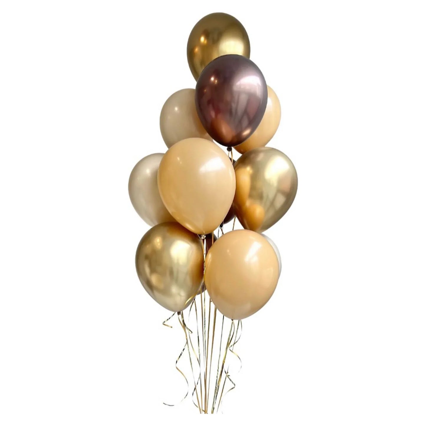 "The Milk Chocolate" luxe helium balloon bouquet - Balloonz