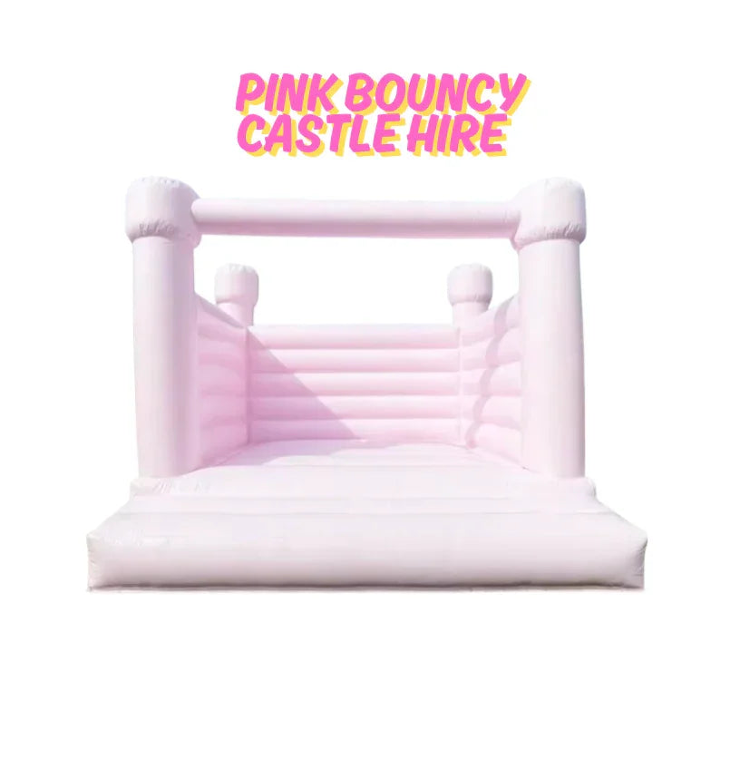 Pink Bouncy Castle Hire - Balloonz
