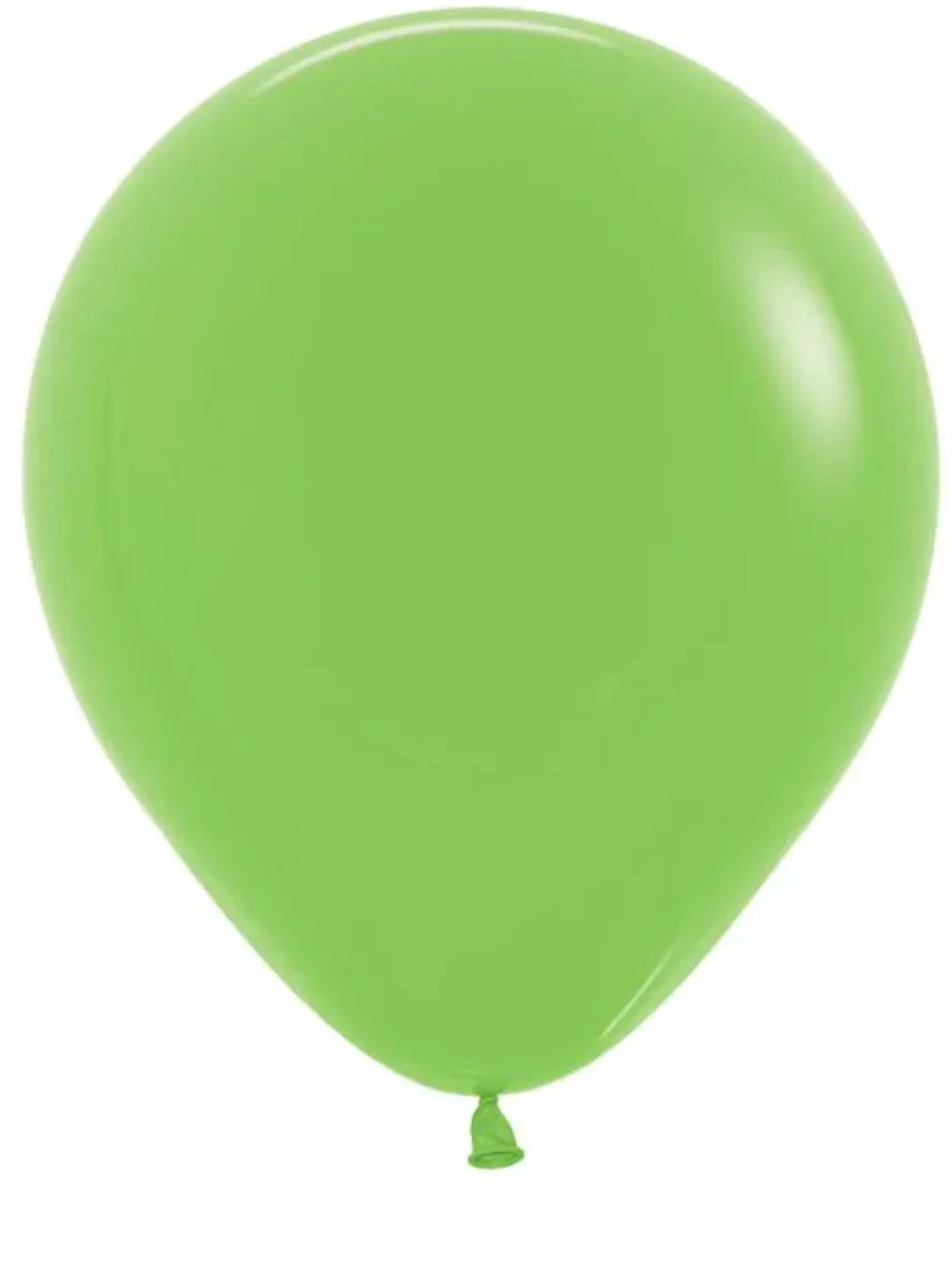 LIME GREEN - BALLOON in Sizes - small, regular or large - Balloonz