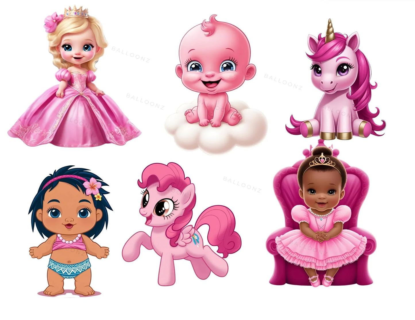 Pink Castle + Bubble House + Custom Balloon Arch Birthday Package - Balloonz