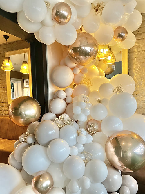 Custom balloon garland at your venue install 5m