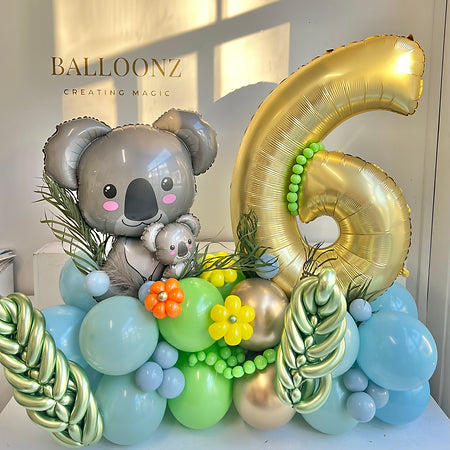 Koala Marque Set with Number and balloons