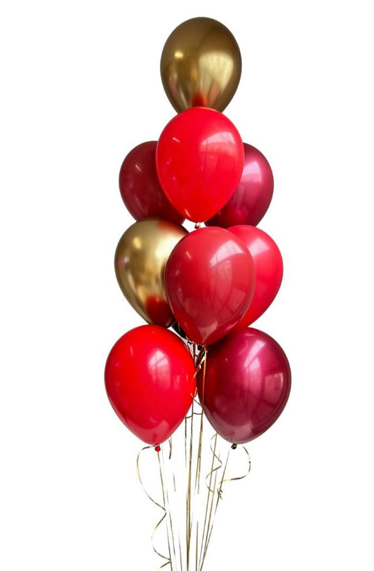 "LE-ROUGE" luxe helium balloon bouquet