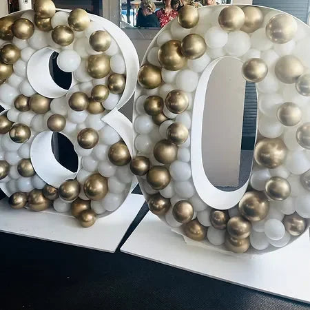 80th Birthday decorations - Event styling - Balloonz