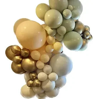 Grab and go balloon garland inflated 1.2m pastel - Balloonz