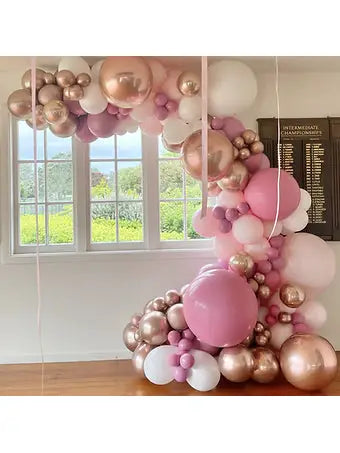 4-5m Inflated Balloon Garland Pinkn Balloon Arch