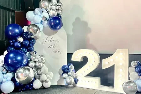 PREMIUM MILESTONE SET UP HIRE - Balloonz