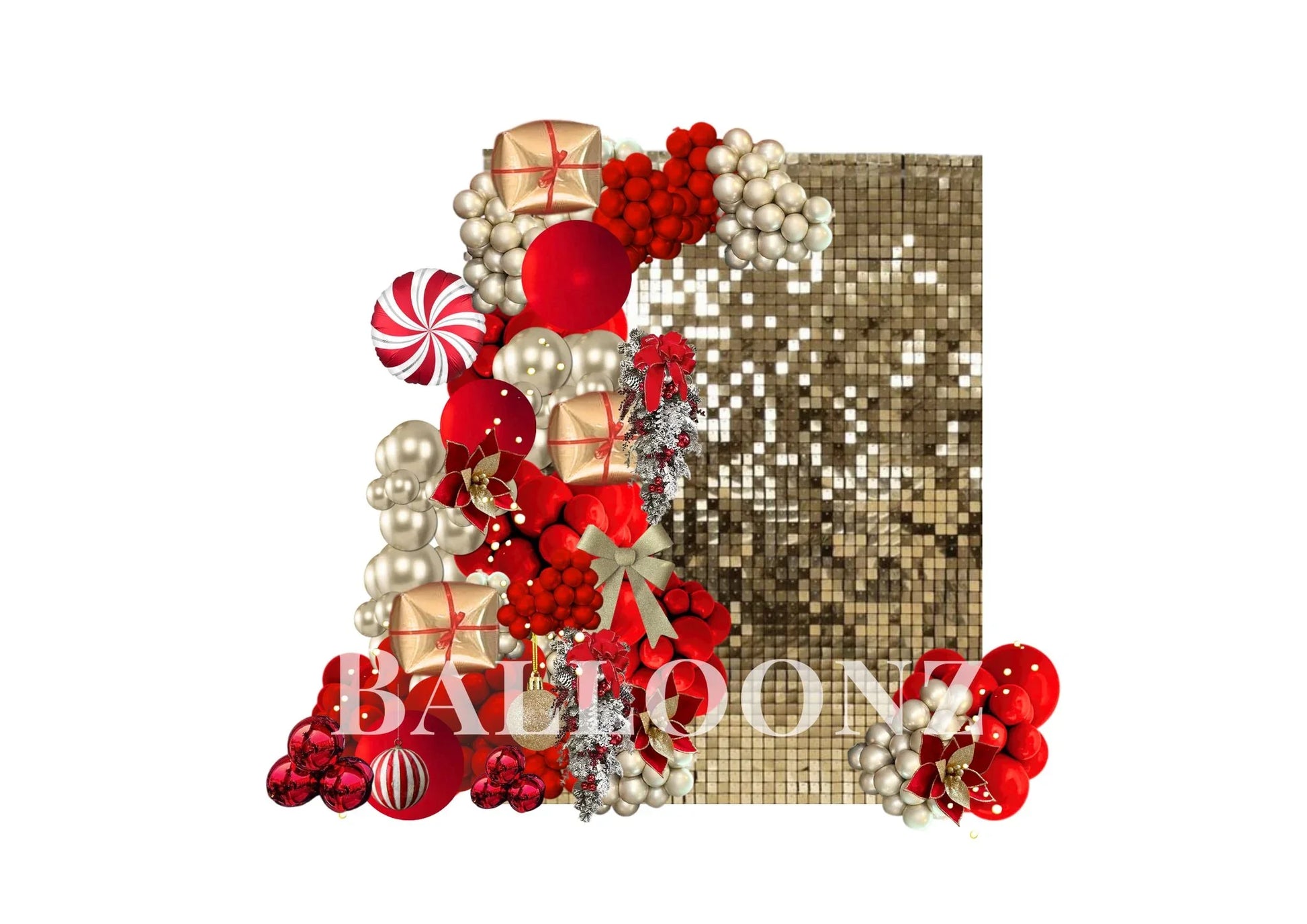 Christmas shimmer panel display - Balloonz