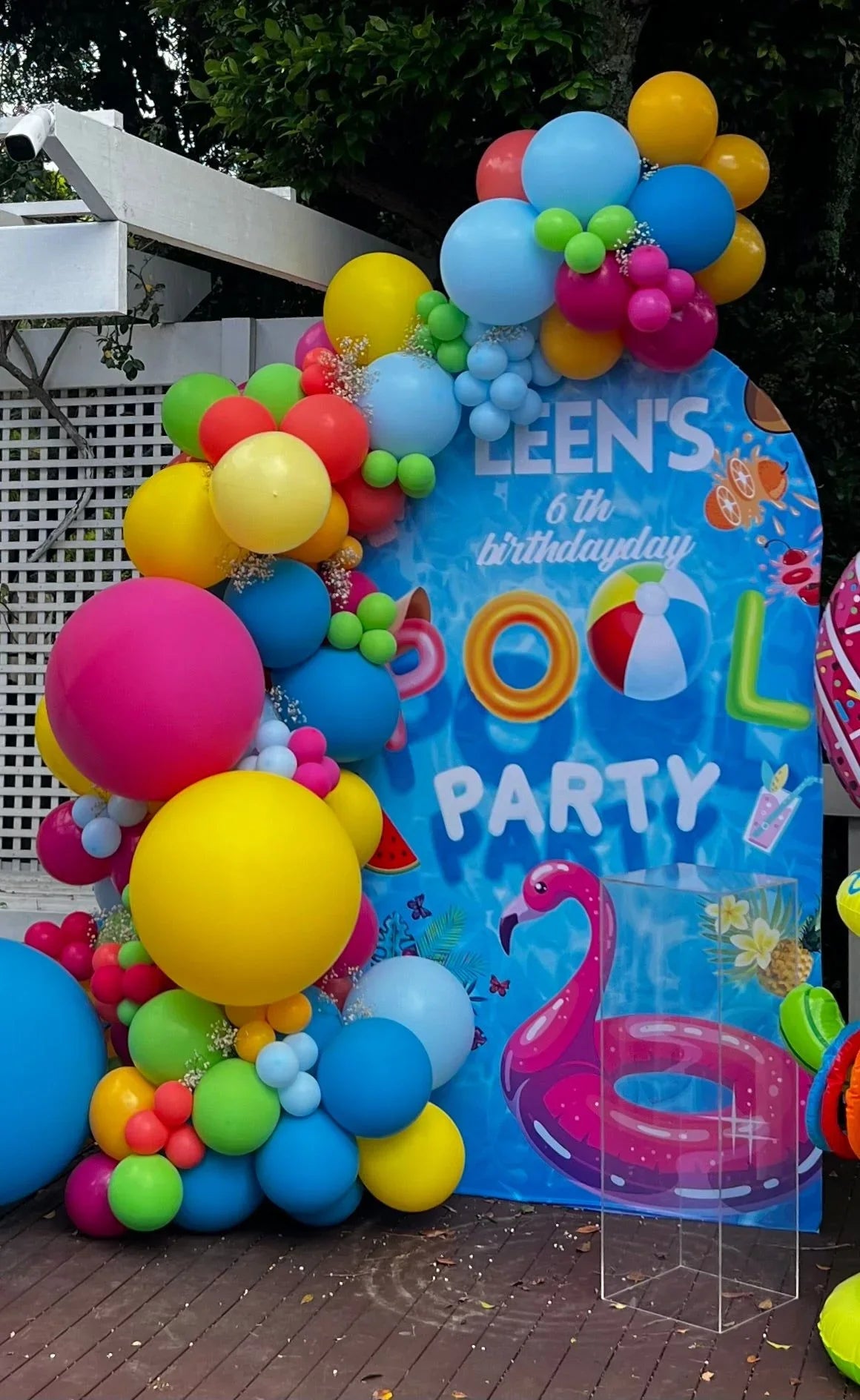 Custom graphics backdrop print - Balloonz