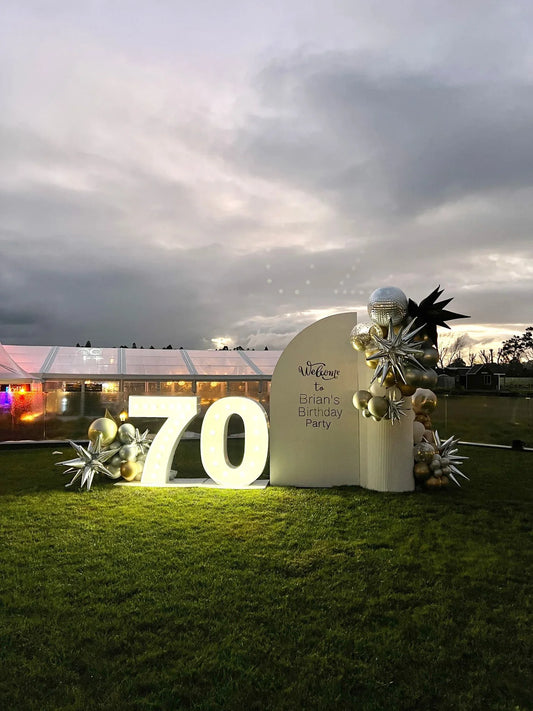Ripple and light up numbers display - Balloonz