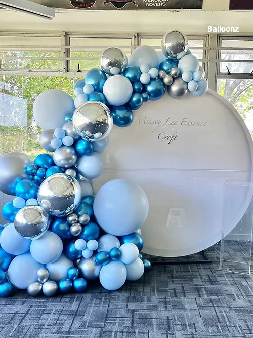 Acrylic Balloon Backdrop | Milestone Birthday Backdrop | Balloonz