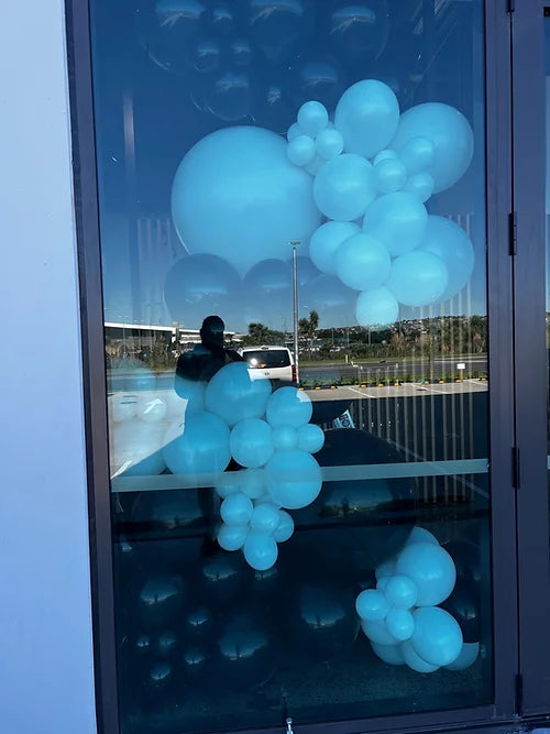 Grand opening  balloon garland installed at your location Balloon Balloonz   