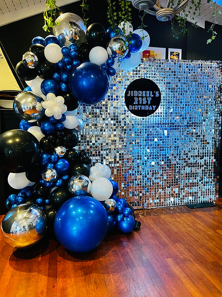 Silver Shimmer wall package #5 Balloon Balloonz   