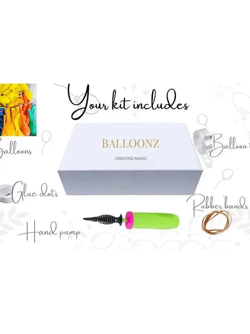 2.5 m Balloon garland DIY kit,  -UNINFLATED Balloon kit Balloonz   