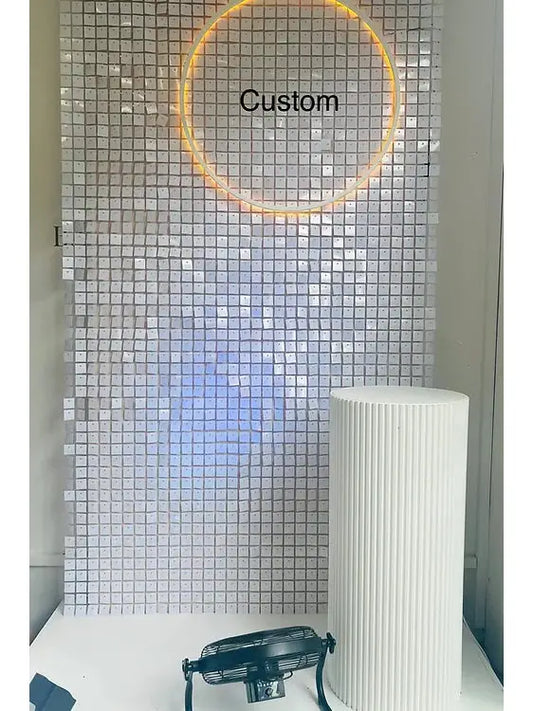 White Shimmer Wall Hire | Shimmer Wall Hire | Balloonz