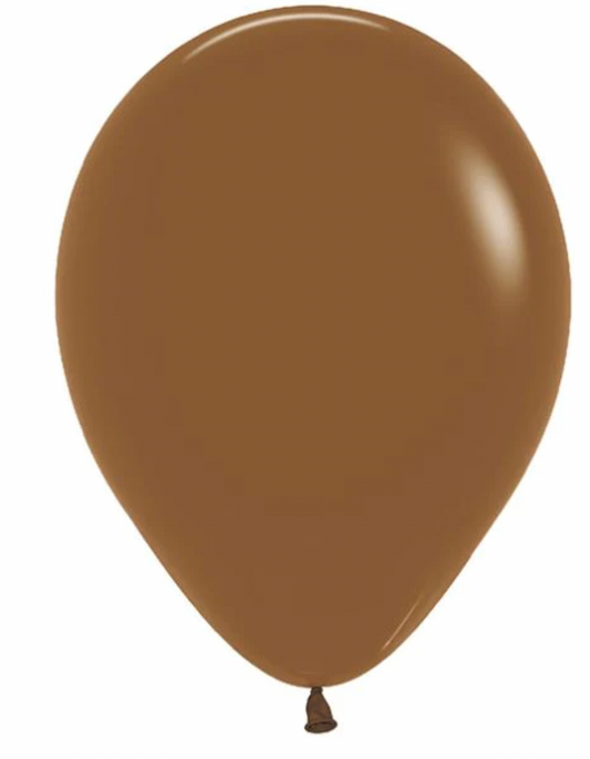 COFFEE - BROWN BALLOON in Sizes - small, regular or large