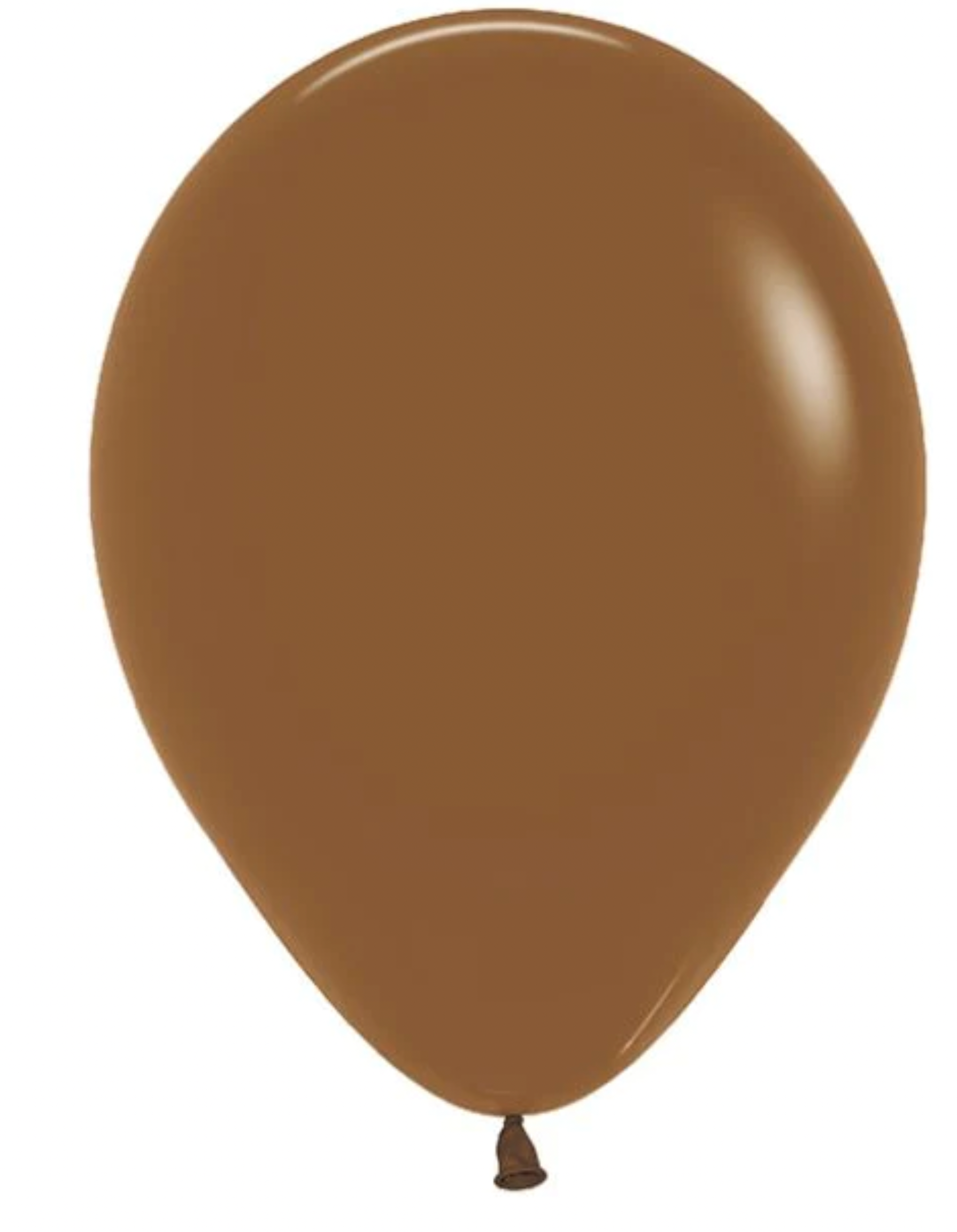 COFFEE - BROWN BALLOON in Sizes - small, regular or large Individual balloons Balloonz   
