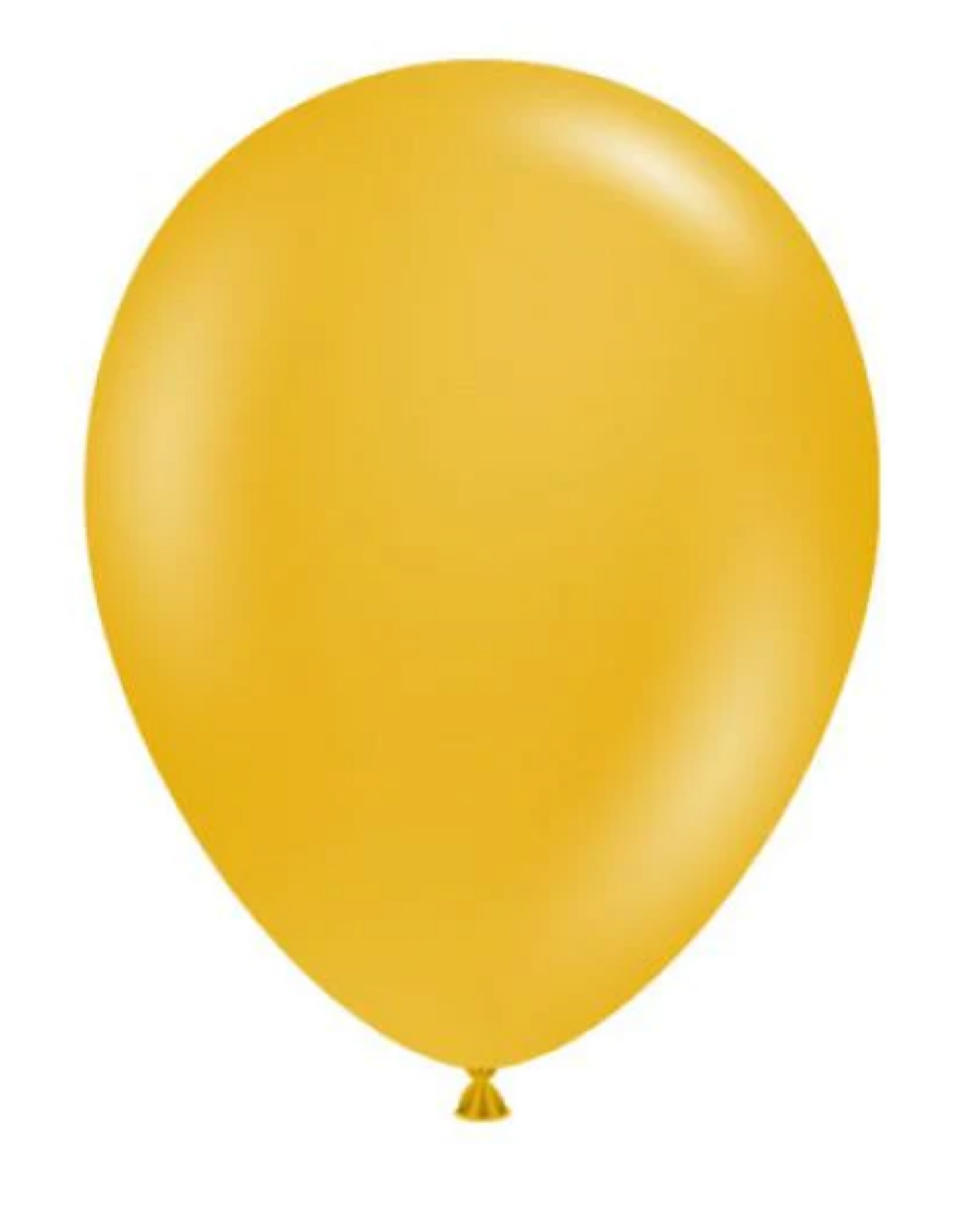 Mustard BALLOON in Sizes - small, regular or large Individual balloons Balloonz   