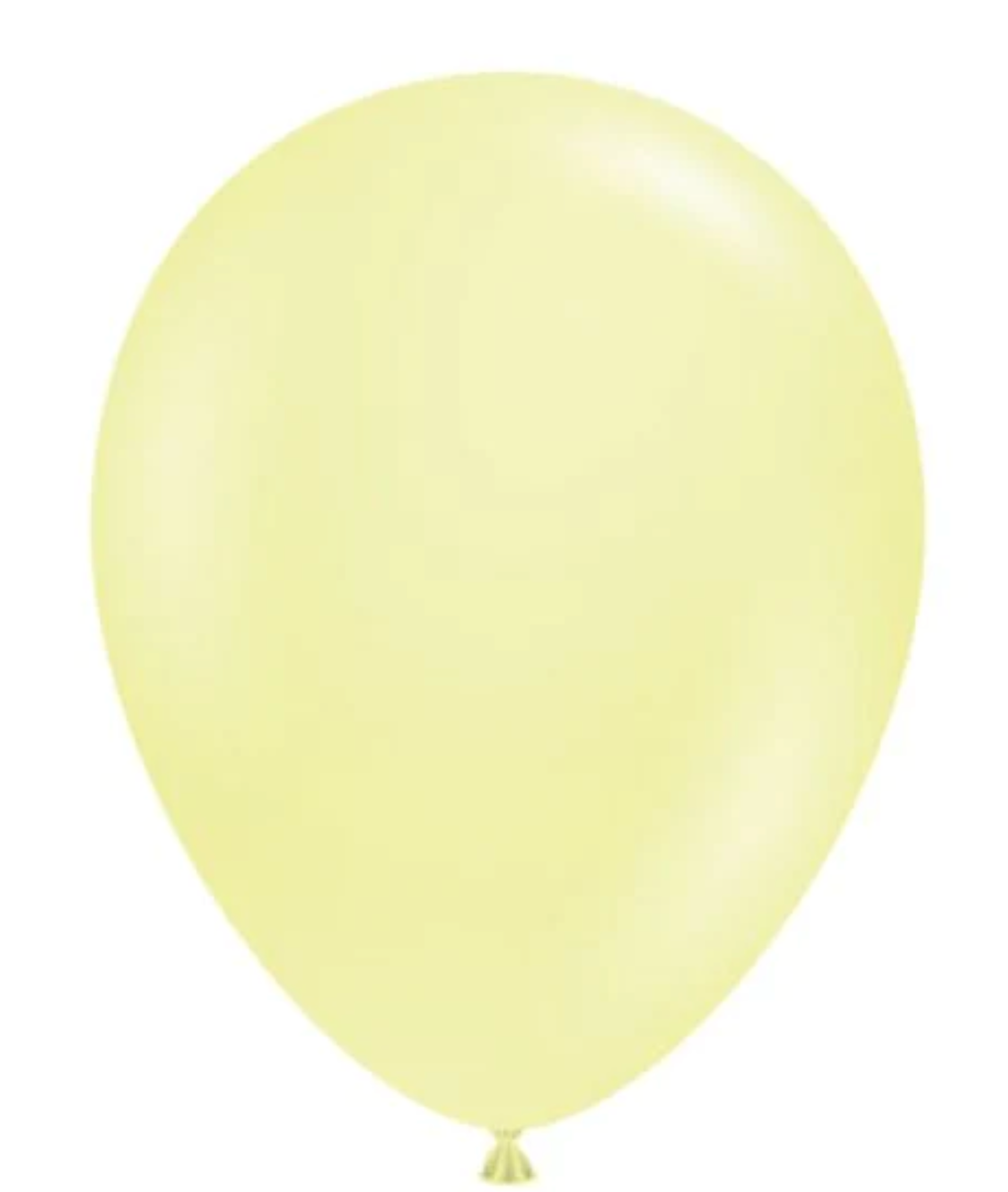 LEMONADE-LIGHT YELLOW  -  BALLOON in Sizes - small, regular or large