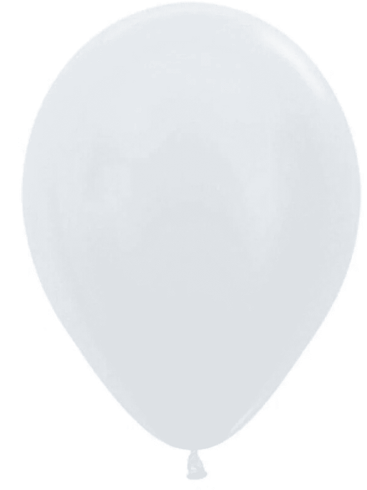 PEARL WHITE -  BALLOON in Sizes - small, regular or large
