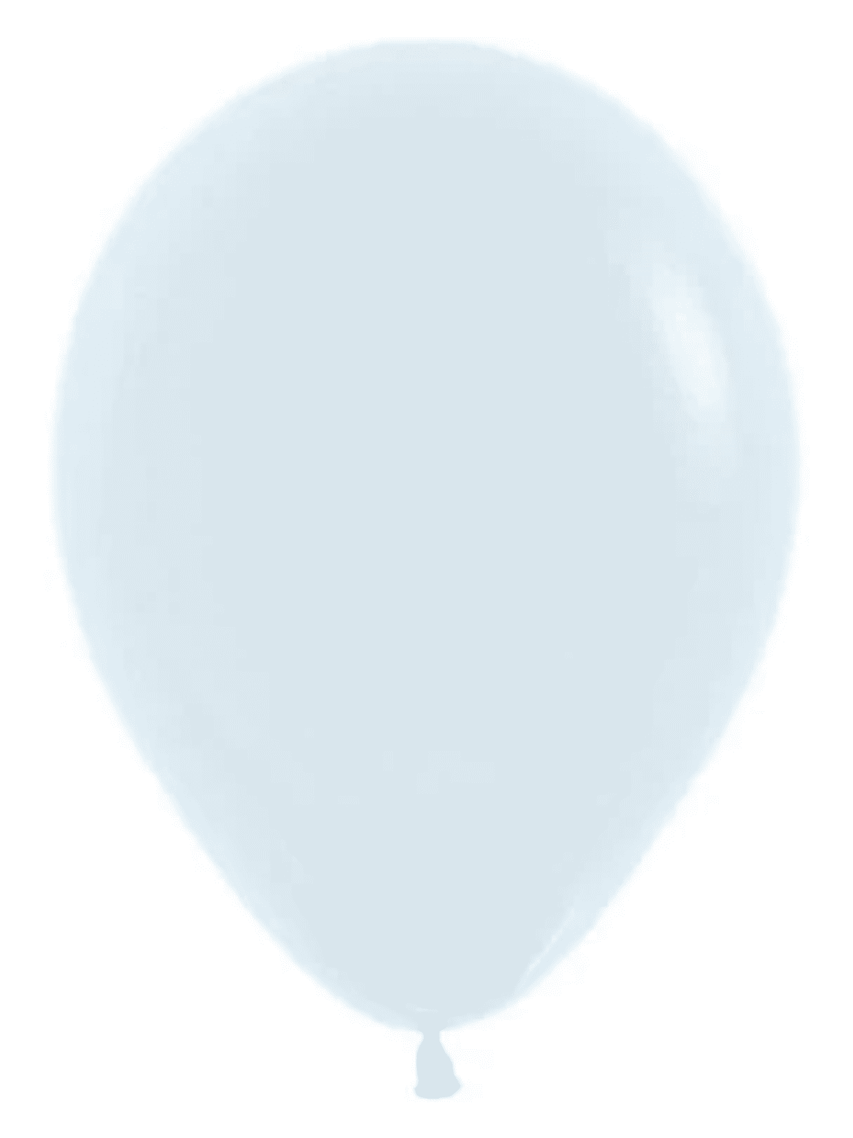 WHITE -  BALLOON in Sizes - small, regular or large