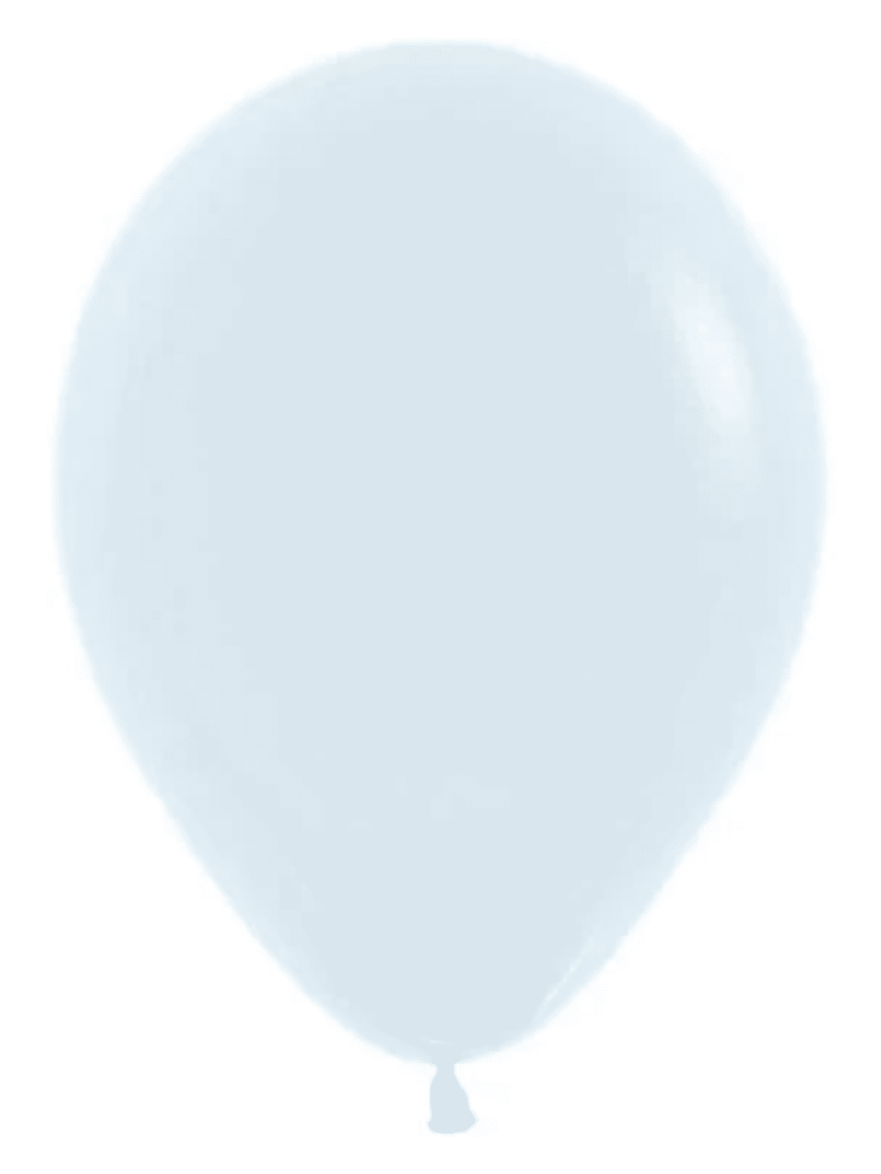 WHITE -  BALLOON in Sizes - small, regular or large Individual balloons Balloonz   