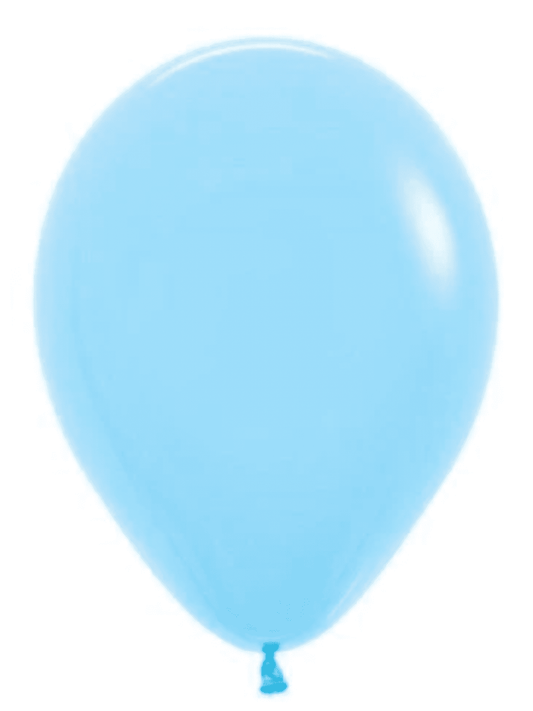 PASTEL MATTE BLUE -  BALLOON in Sizes - small, regular or large