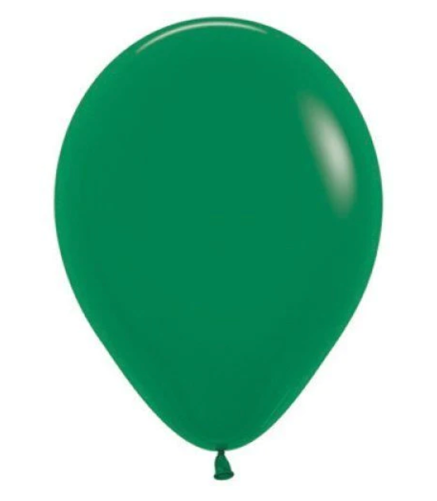 Forest Green BALLOON Packs in Sizes - small, regular or large