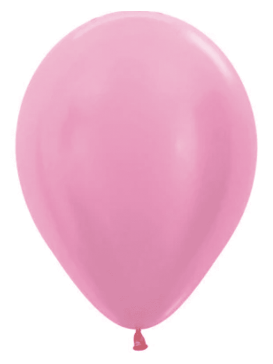 SATIN PINK -  BALLOON in Sizes - small, regular or large