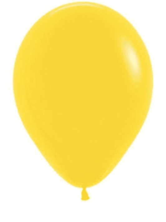 YELLOW -  BALLOON in Sizes - small, regular or large