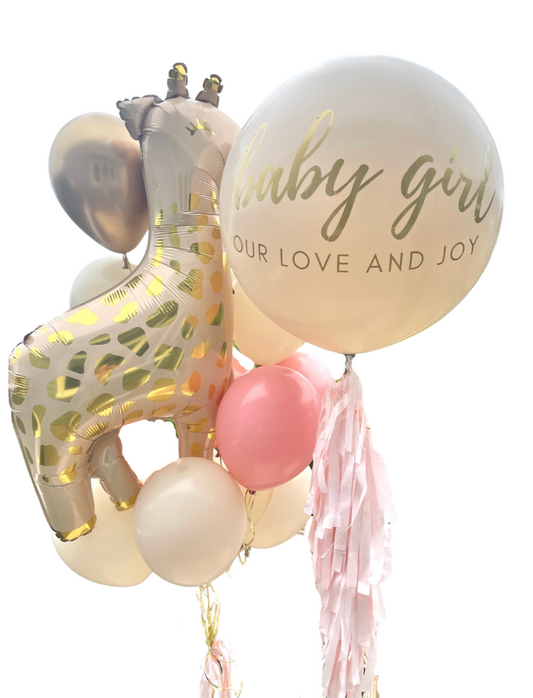 Giraffe Balloon Bouquet | Personalised Balloon Bouquet | Balloonz
