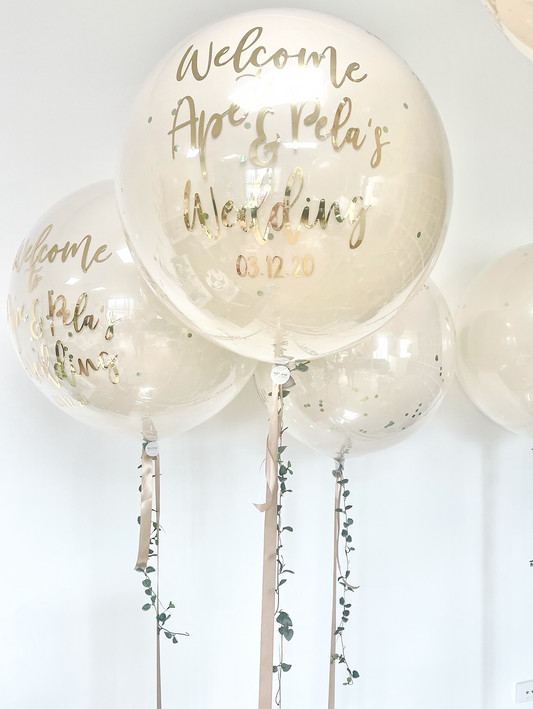 Double double  - Personalised Balloon Bouquet
